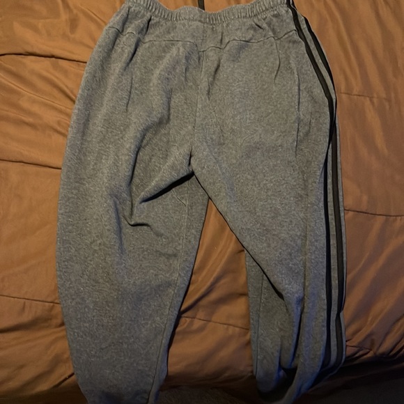 Grey and Black mens adidas pants - Picture 2 of 3